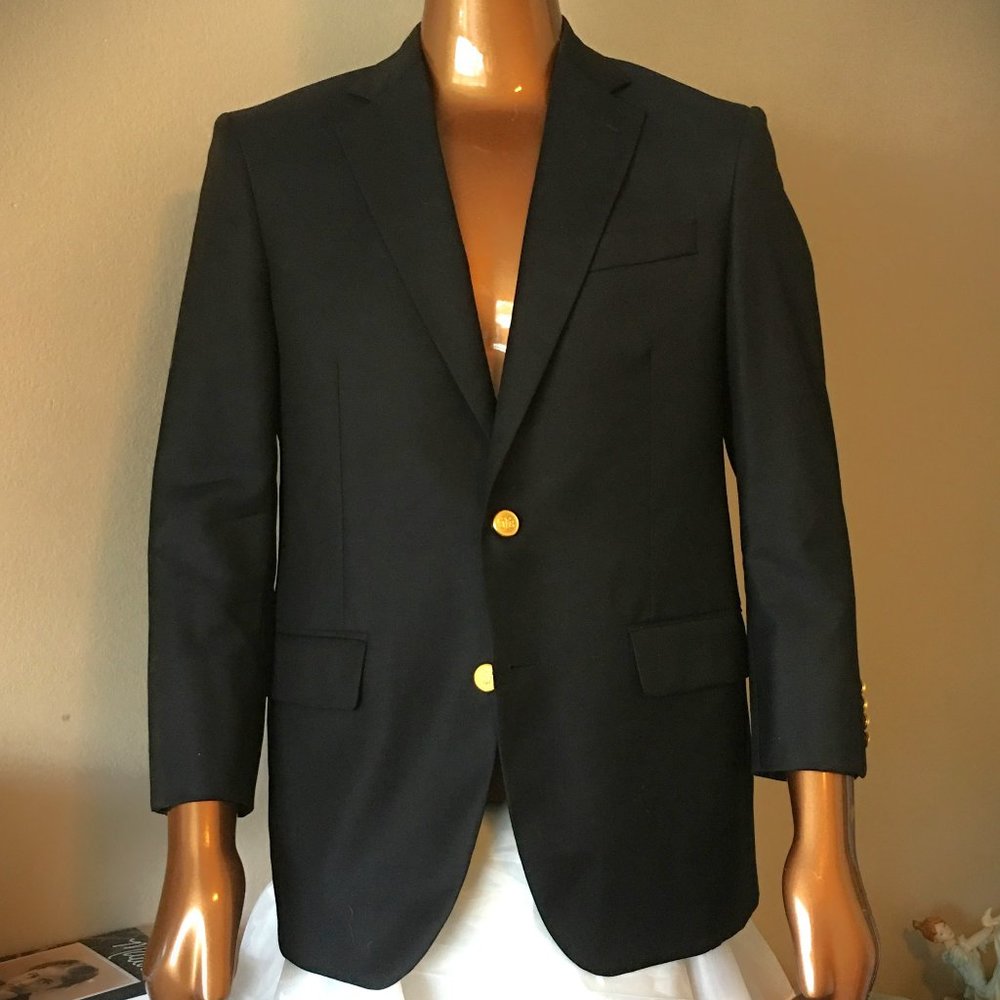 BROOKS BROTHERS 🐑 Country Club Madison Fit Saxxon™ Wool Two-Button Blazer
